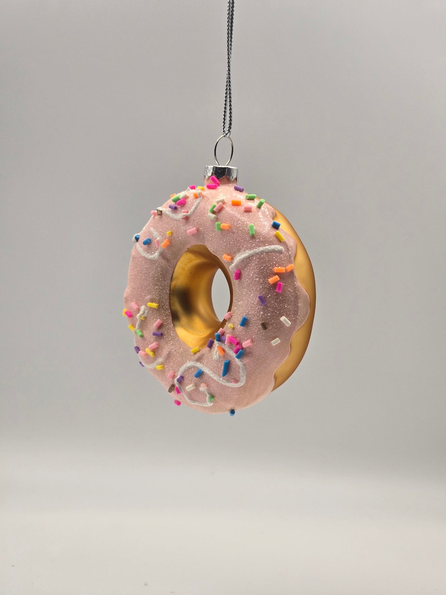 Donut rosa mit Streusel