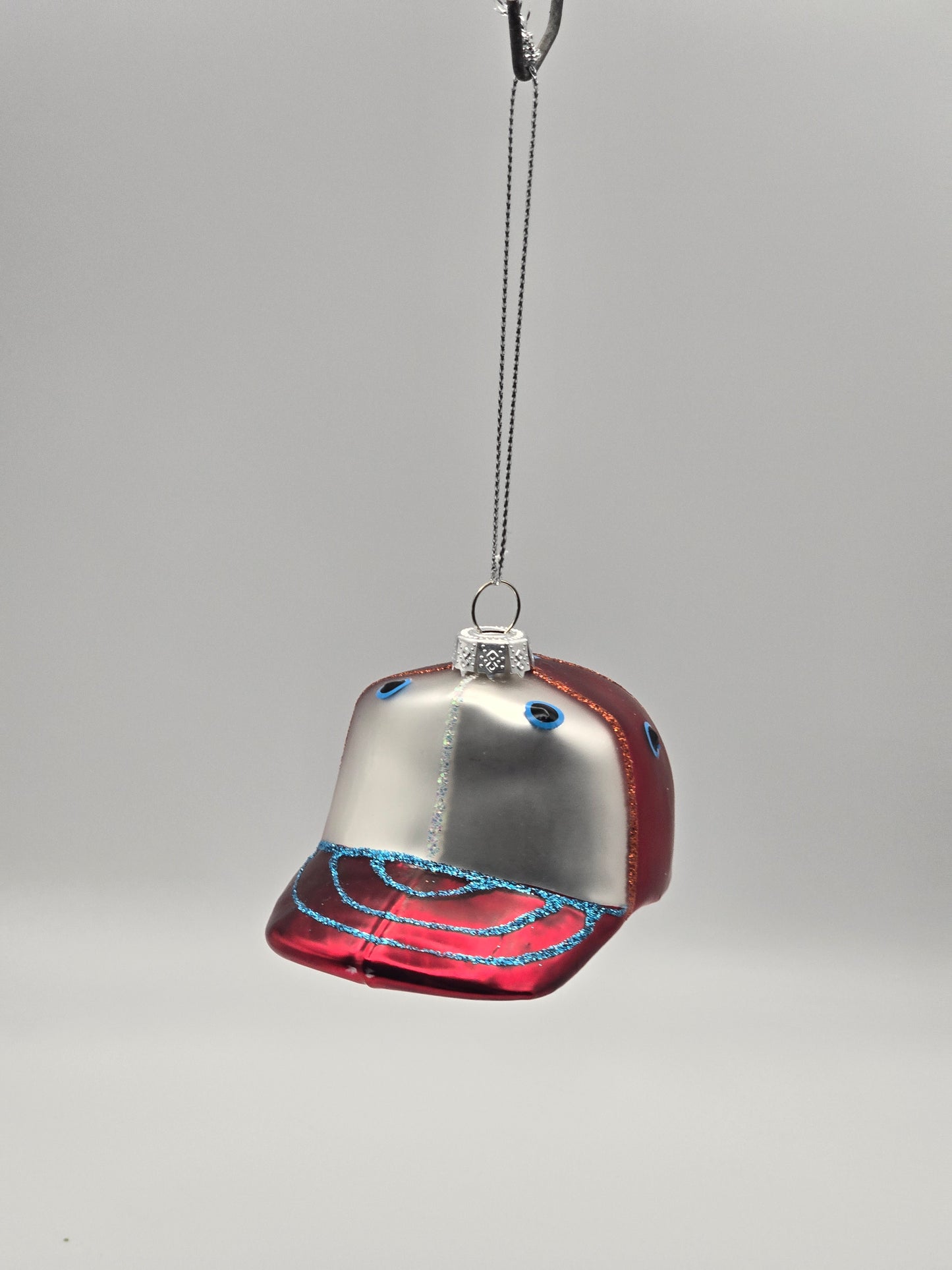 Cap rot-silber-blau