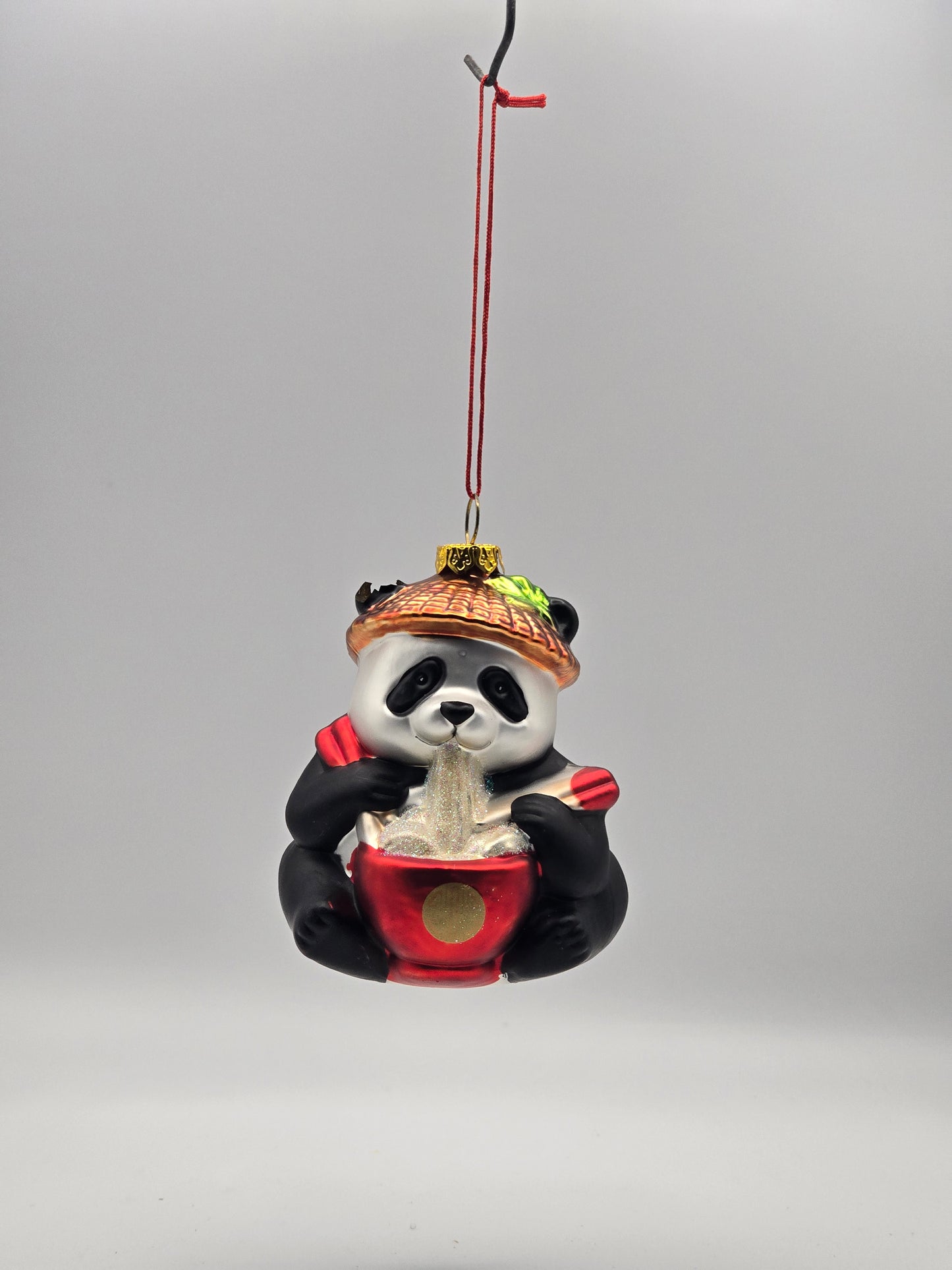 Panda am Ramen essen