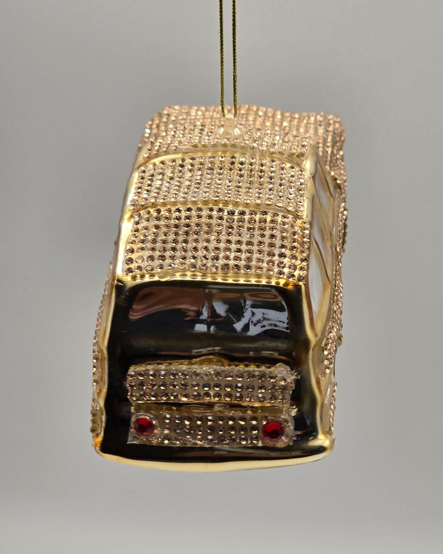 Auto gold mit Strass Steinen