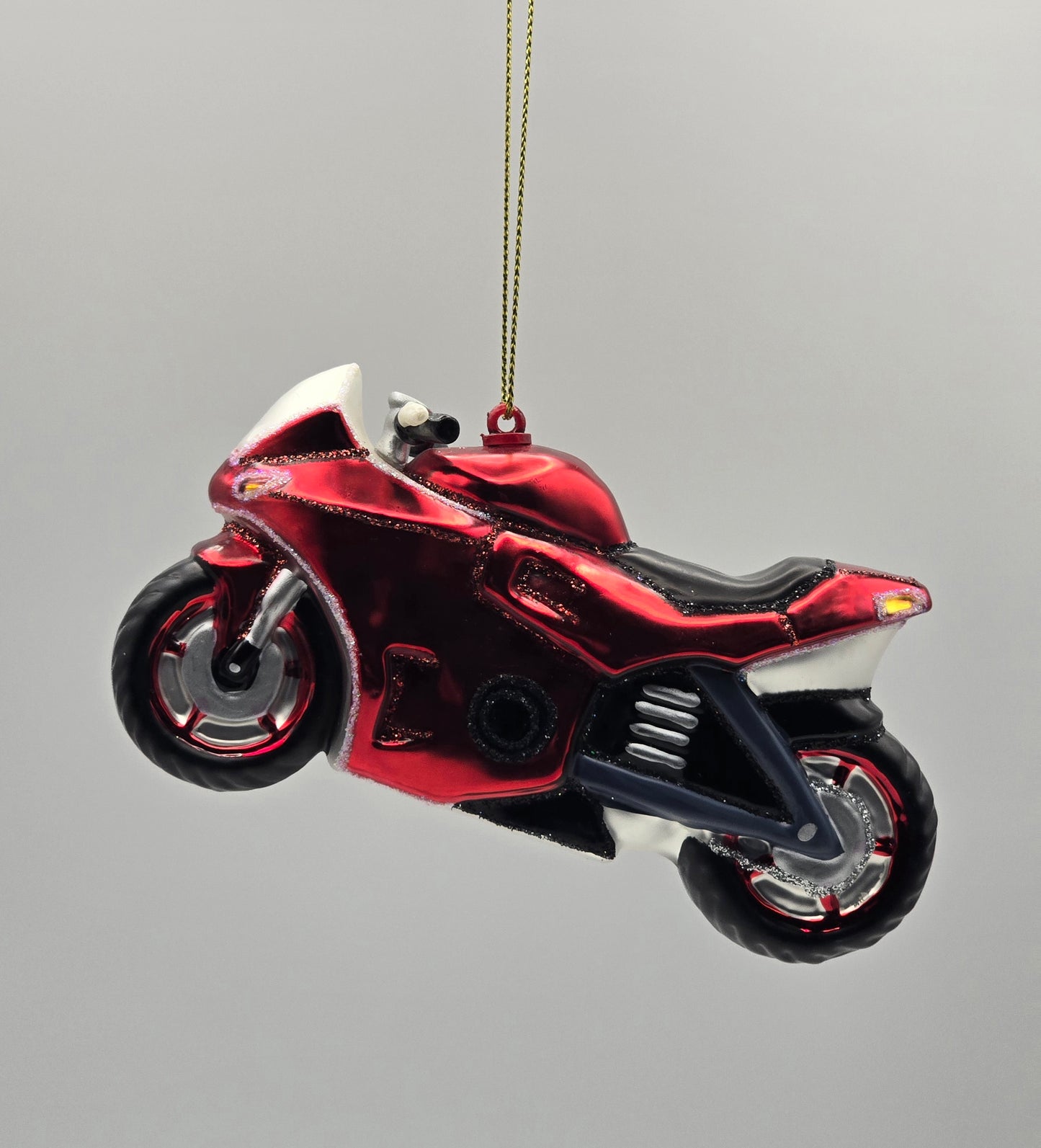 Motorrad Supersportler rot #9
