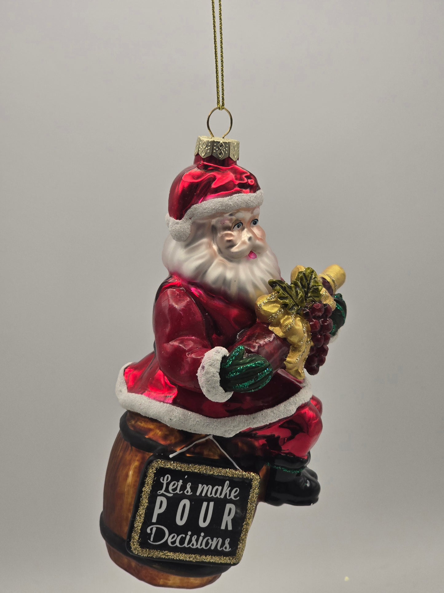 Weihnachtsmann Junggesellenabschied "Let's make pour decisions" #26
