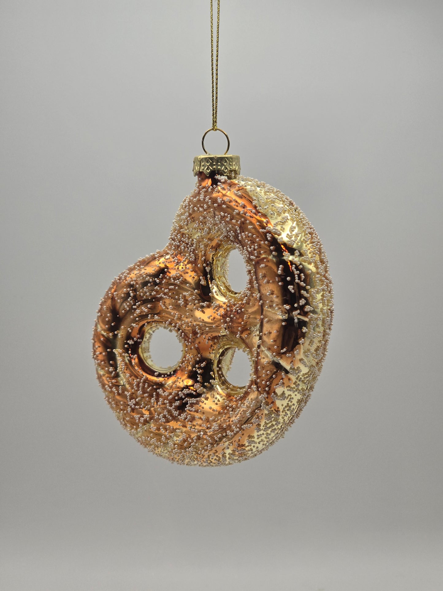 Brezel mit Salz kupfer #27