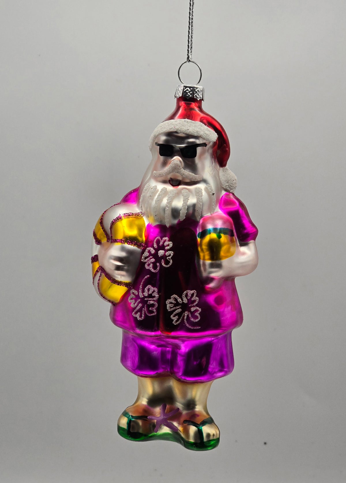 Weihnachtsmann mit Schwimmring – Pink #30