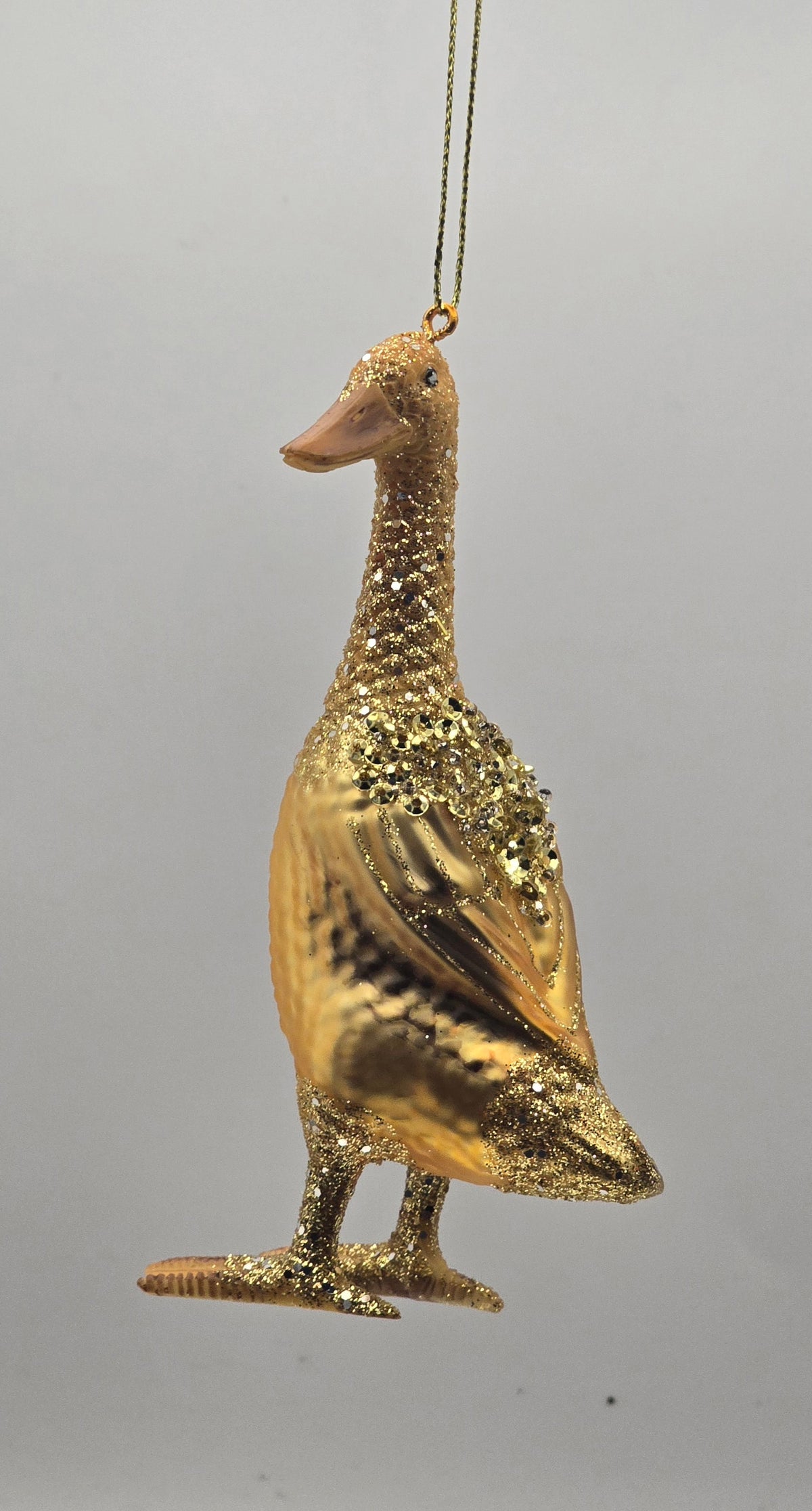 Ente – Gold mit Glitzer #31