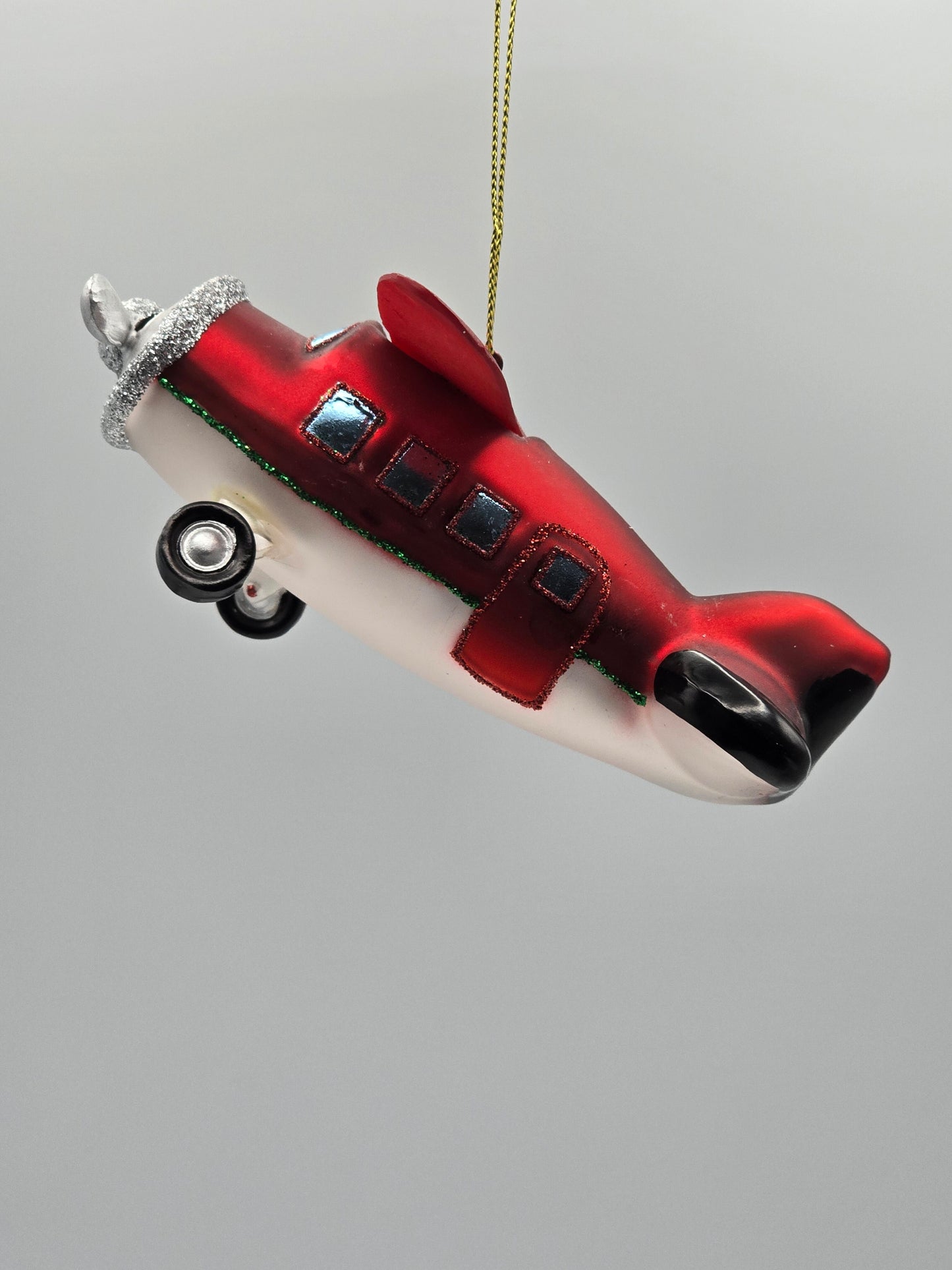 Propeller Flugzeug rot
