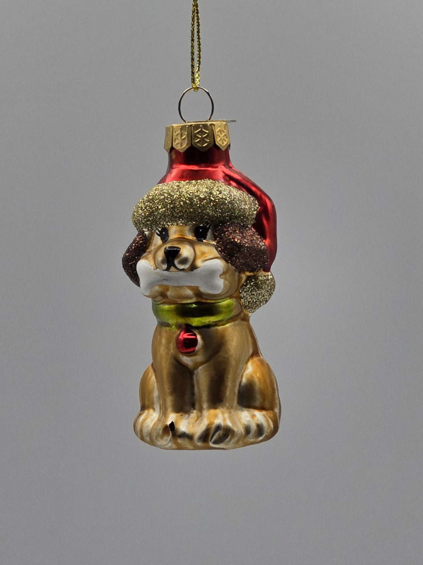 Weihnachtshund Knochen klein