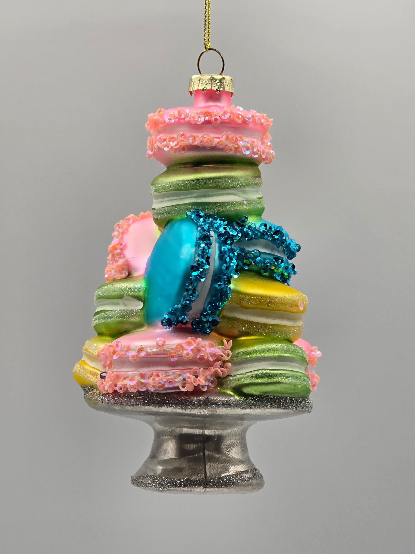 Macaronplatte mehrfarbig