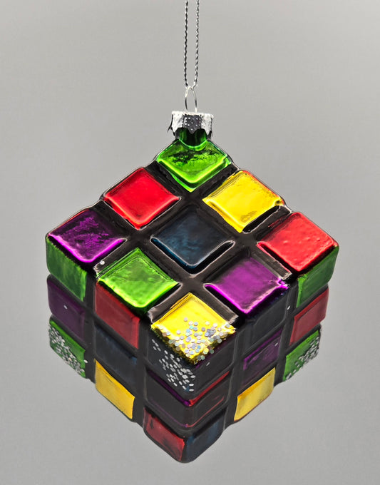 Zauber Würfel Rubixcube bunt (lila)