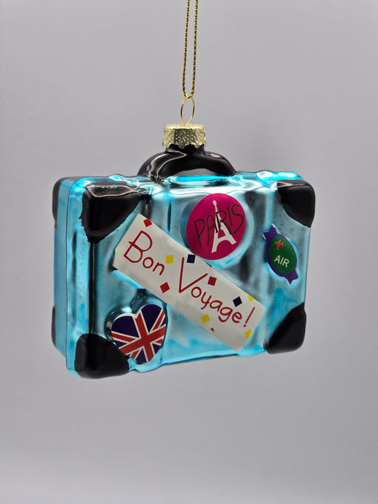Koffer Paris Bon Voyage! blau