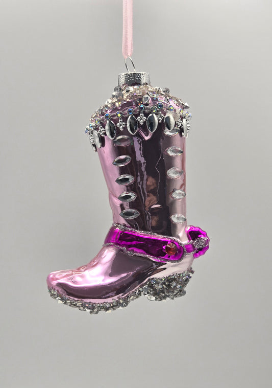 Cowboy Stiefel Strass rosa pink