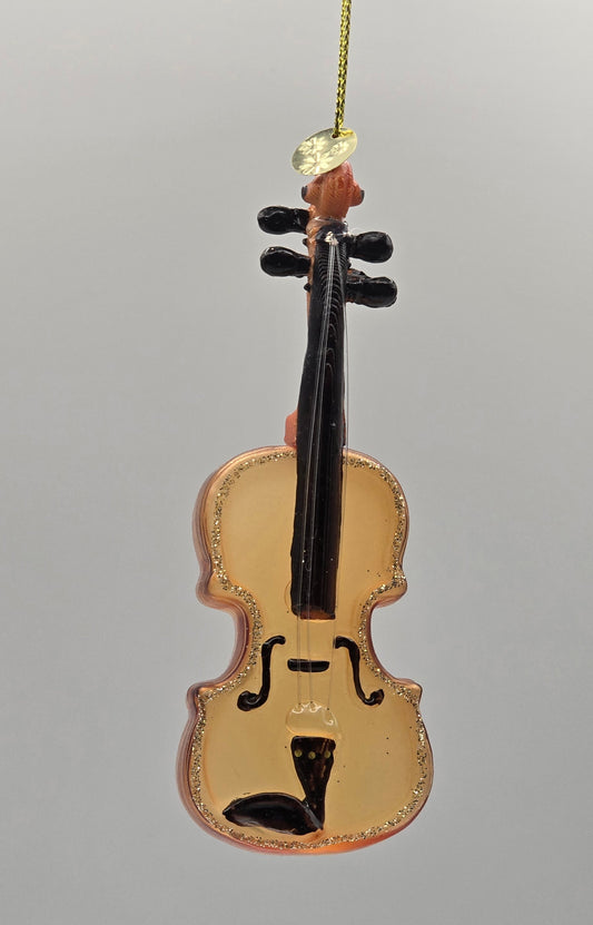 Geige Violine braun transparent
