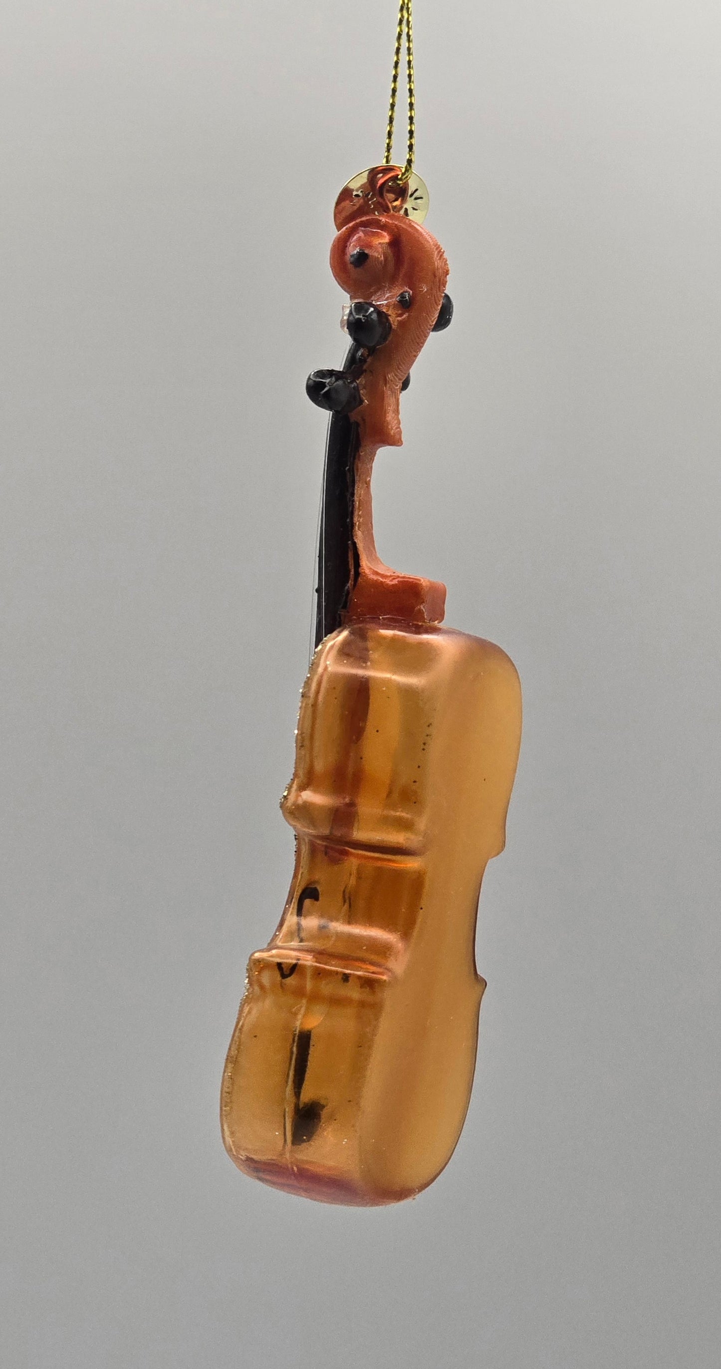 Geige Violine braun transparent