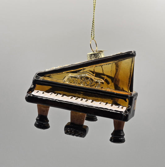 Flügel Klavier gold schwarz transparent
