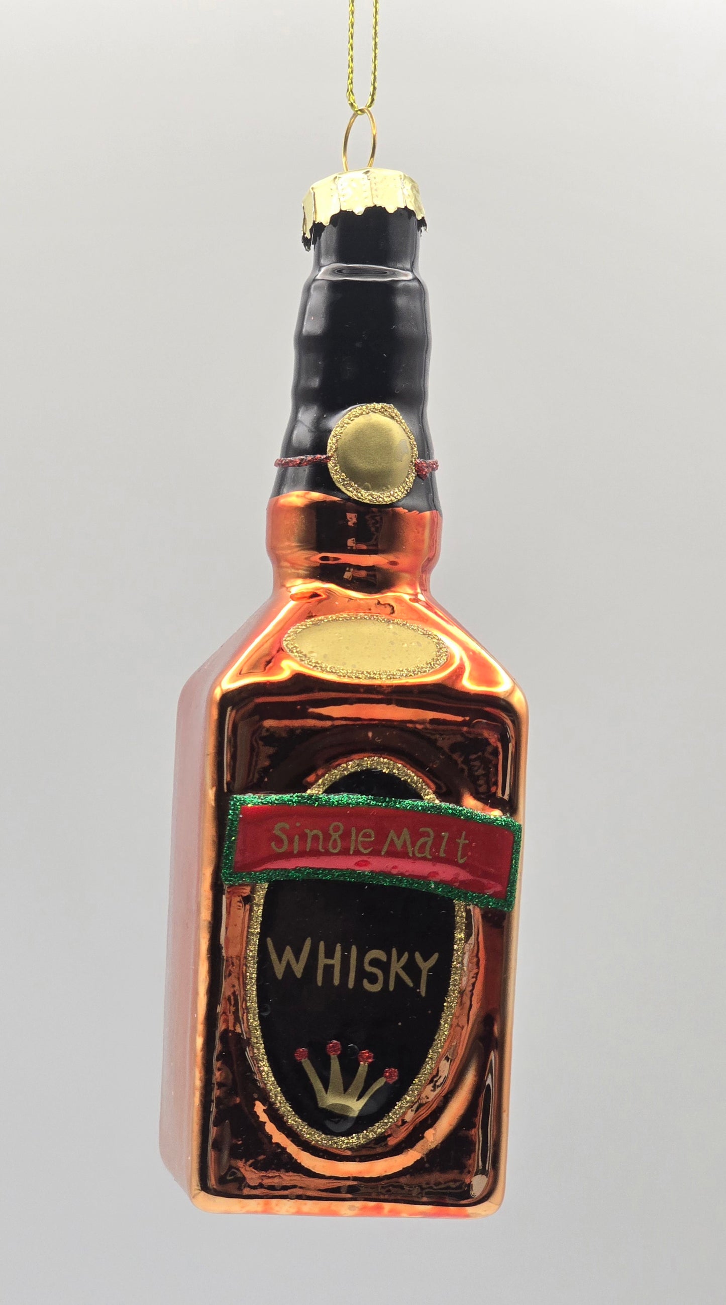 Single Malt Whisky Flasche kupfer