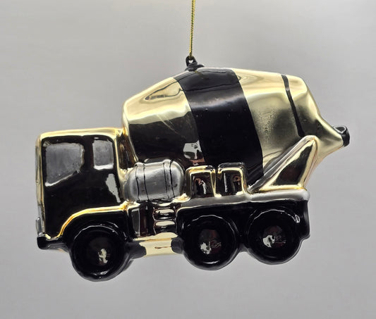 Fahrmischer Betonmischer gold schwarz