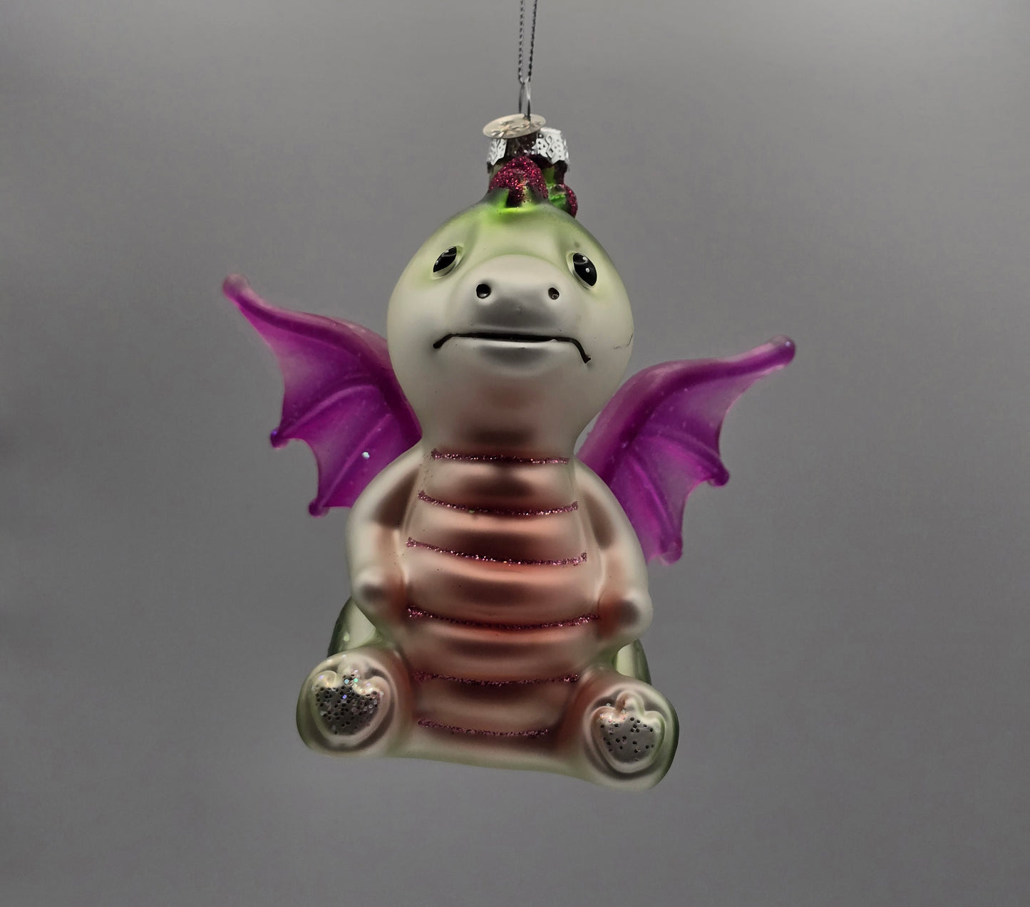 Drache Dino Spyro grün lila