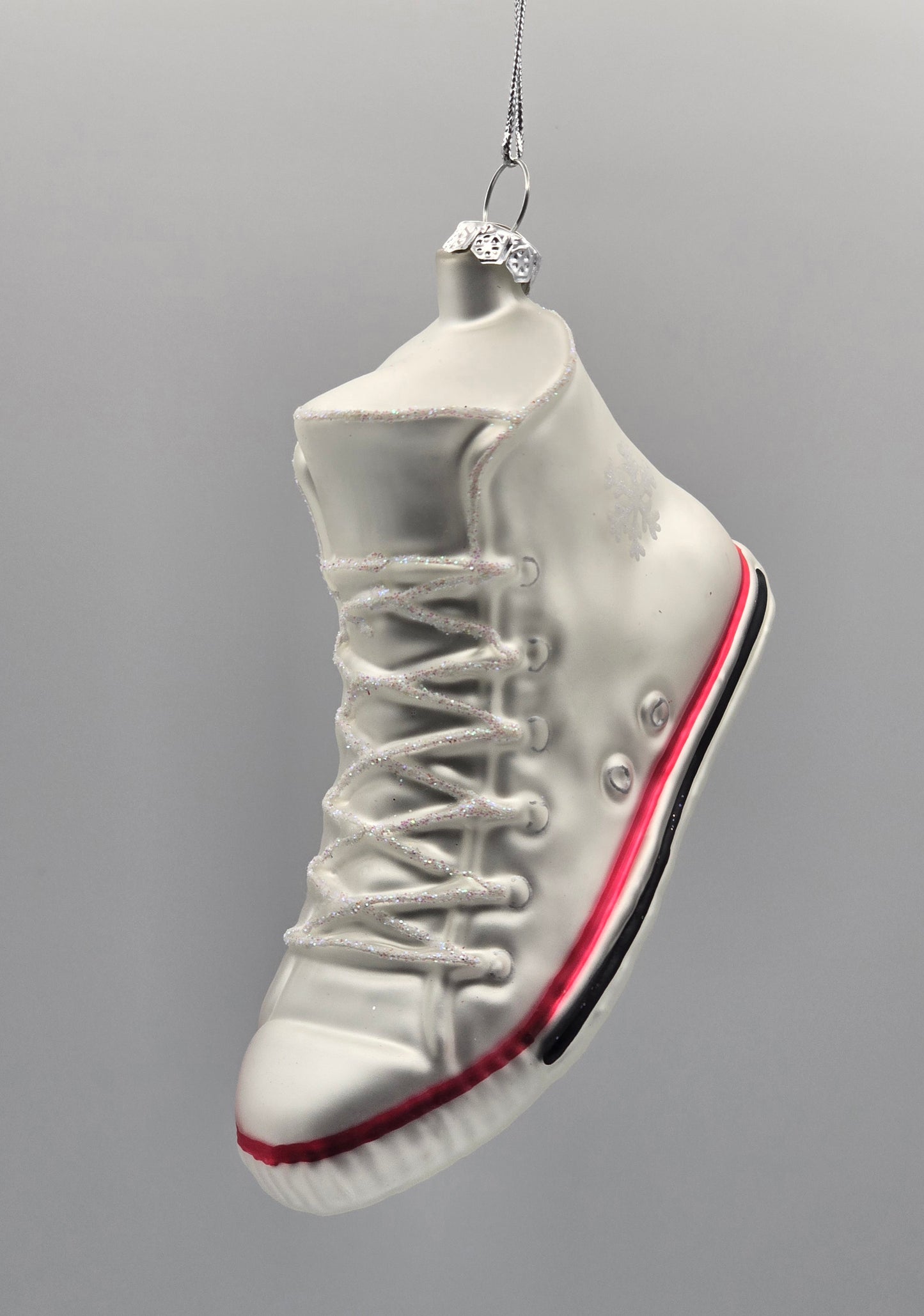 Weißer Schuh Vans mit Schneeflocke