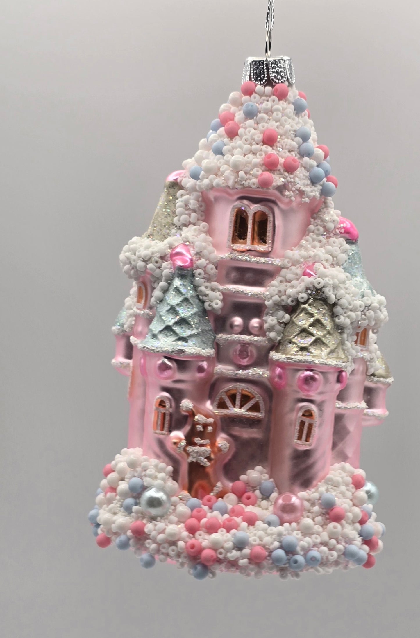 Schloss rosa verziert