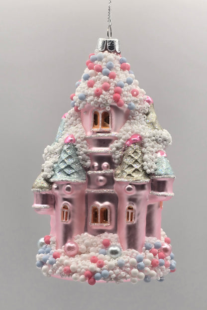 Schloss rosa verziert