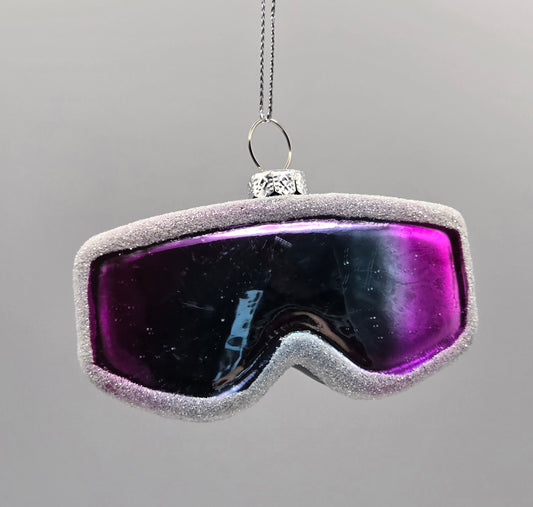 Ski Brille lila pink