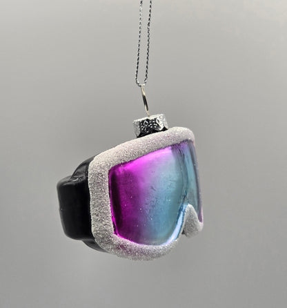 Ski Brille lila pink