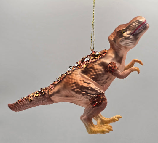 Dinosaurier T-REX Tyrannosaurus rex braun kupfer