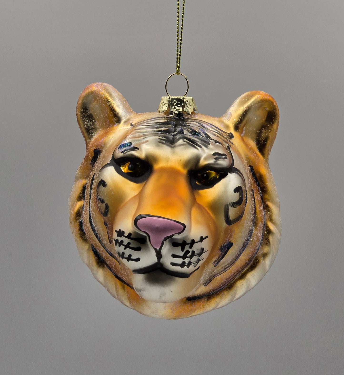 Tiger Kopf gold