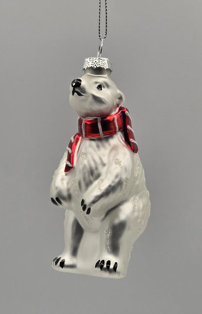Eisbär Cola roter Schal