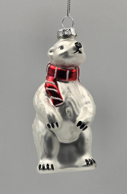 Eisbär Cola roter Schal