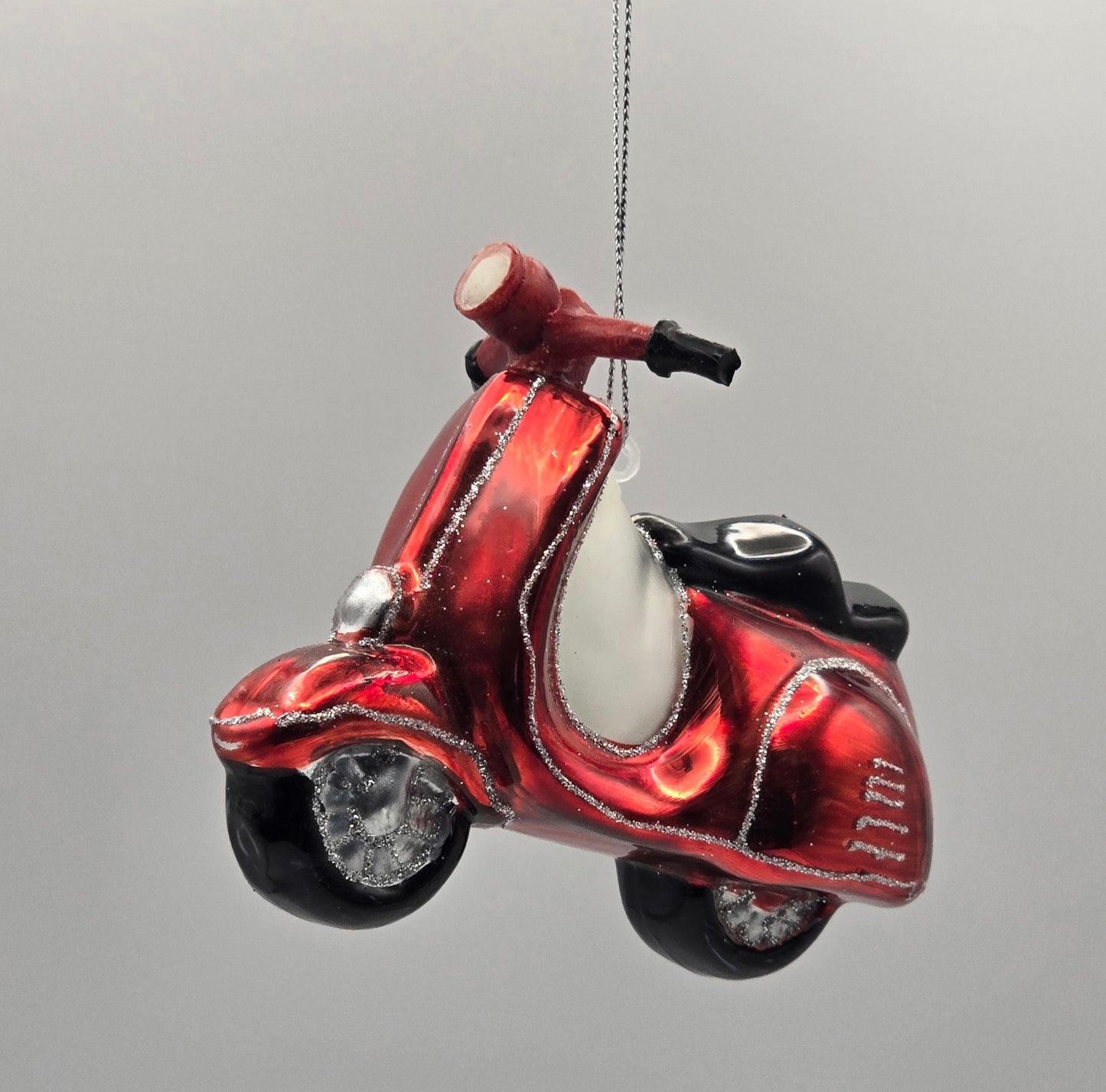 Motorroller Vespa rot schwarz #18