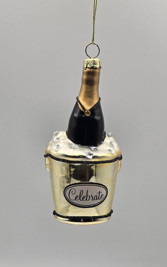 Sekt Champagne Kühler gold