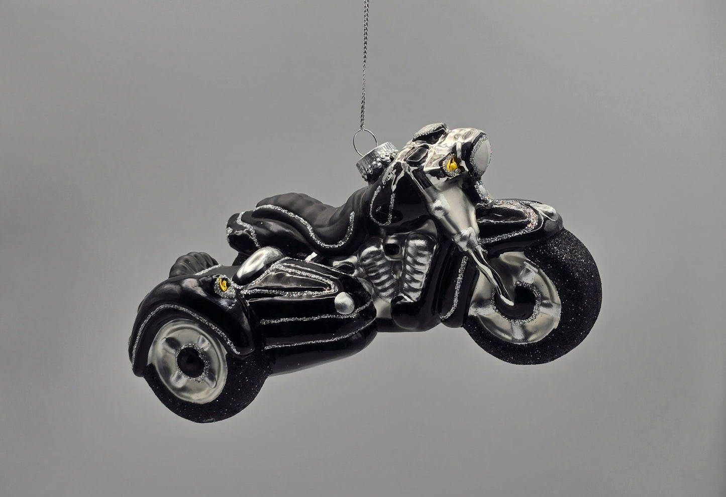 Motorrad mit Beiwagen schwarz #15
