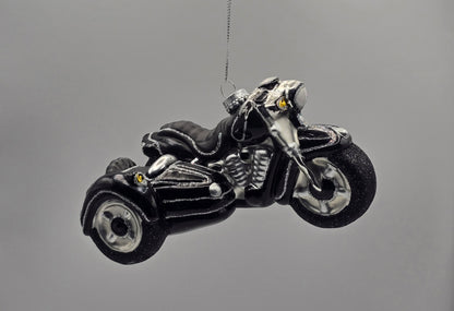Motorrad mit Beiwagen schwarz #15