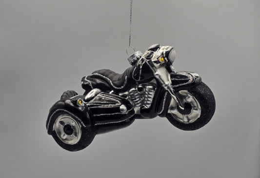 Motorrad mit Beiwagen schwarz #15