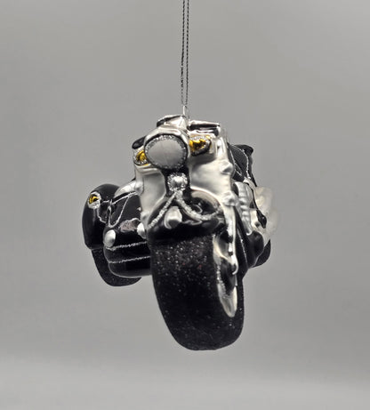 Motorrad mit Beiwagen schwarz #15