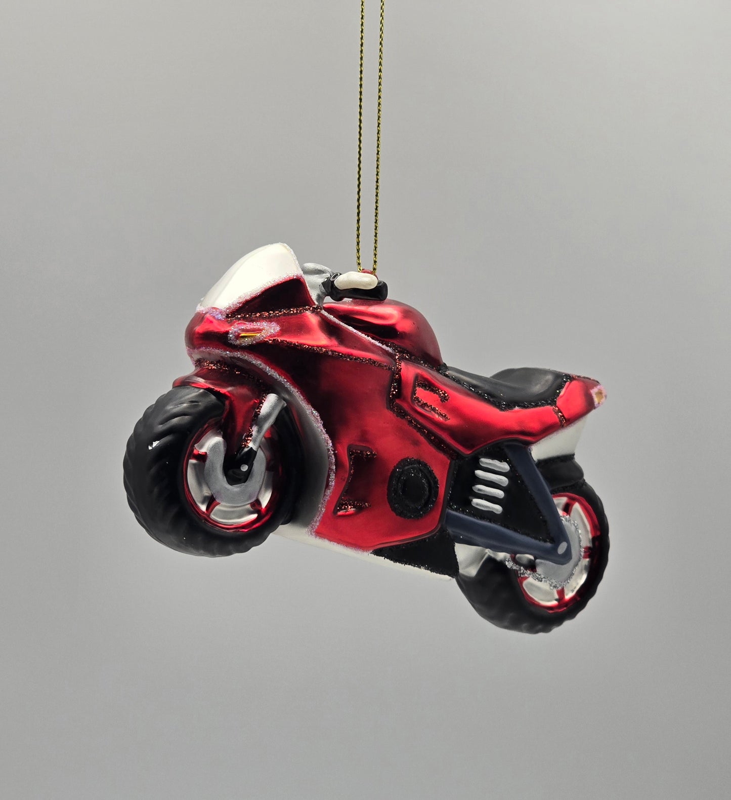 Motorrad Supersportler rot #9