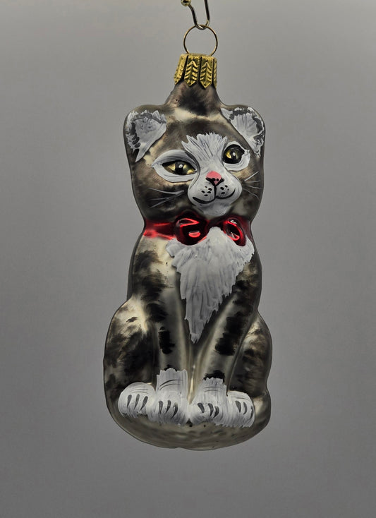 Katze silber grau gefleckt