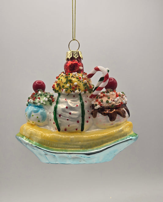 Banana Split Eis glitzern #26