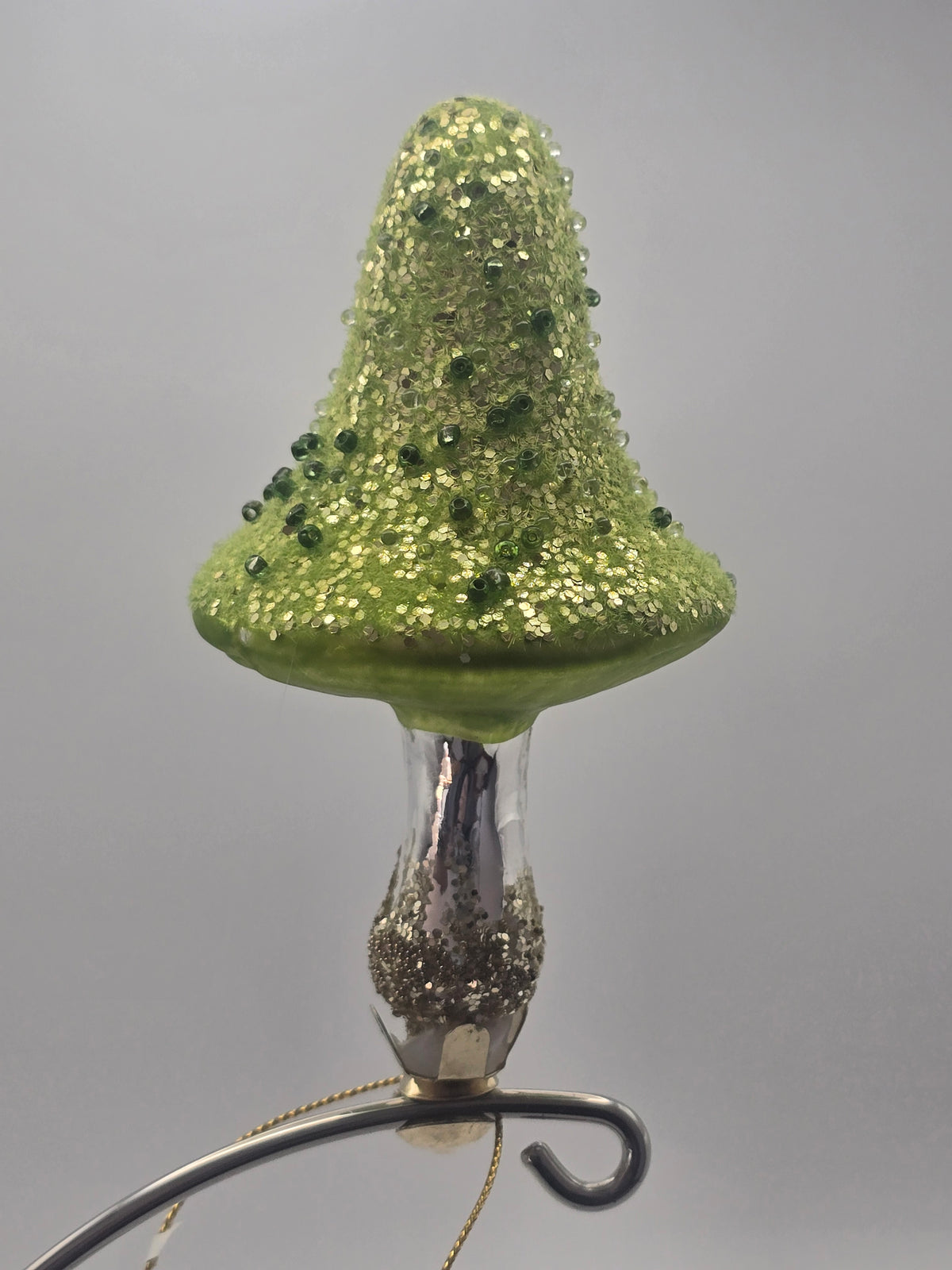 Grüner Pilz glitzern mit Clip #26