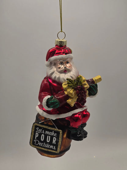 Weihnachtsmann Junggesellenabschied "Let's make pour decisions" #26