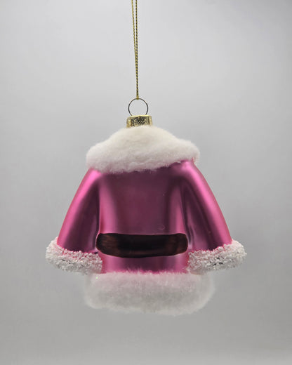Weihnachtsmann Anzug pink flauschig #26