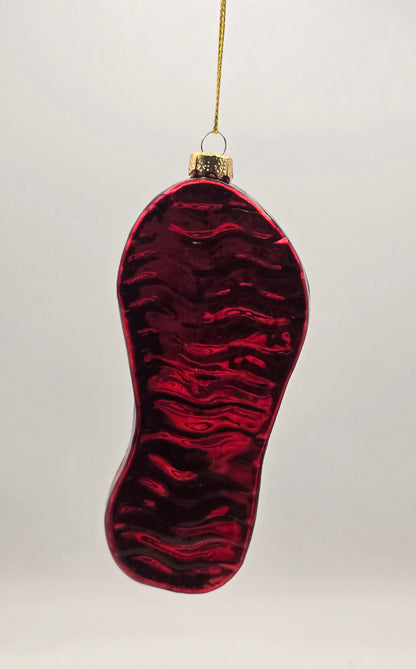 Flip Flop mit Palme rot #27