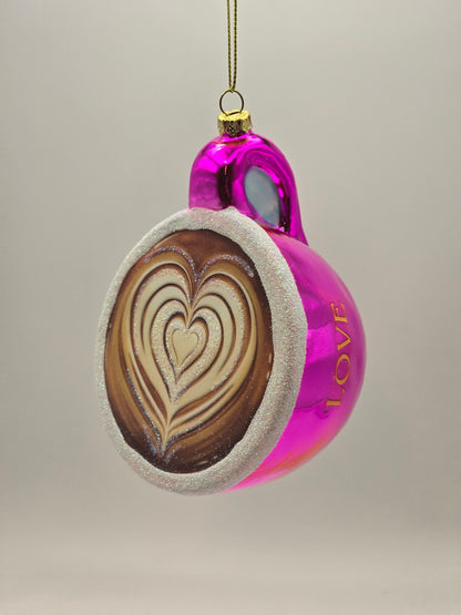 Pinke Tasse Love Barista Kaffee Latte Art #27