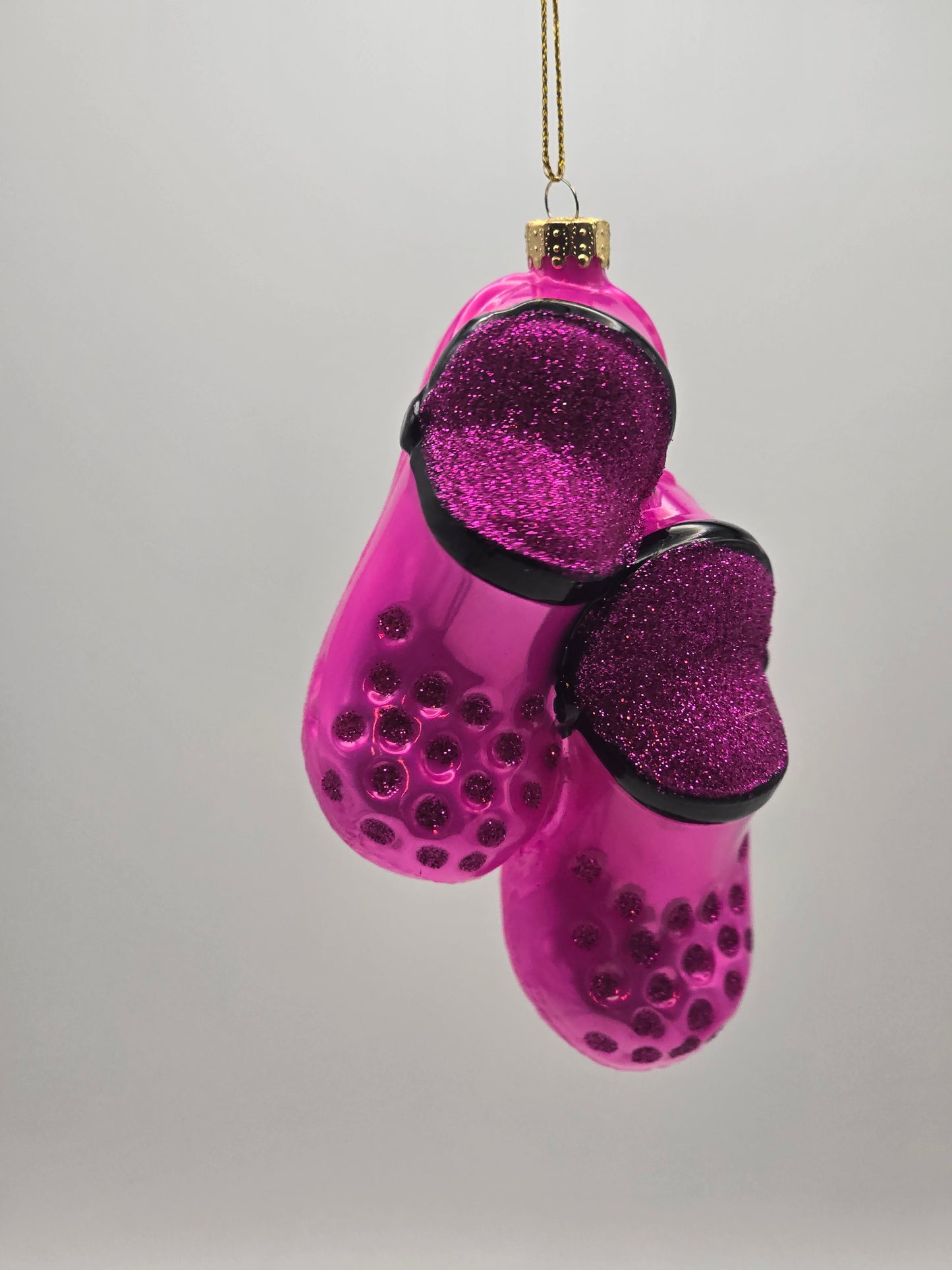 Crocs Schuhe pink mit Glitzer #27