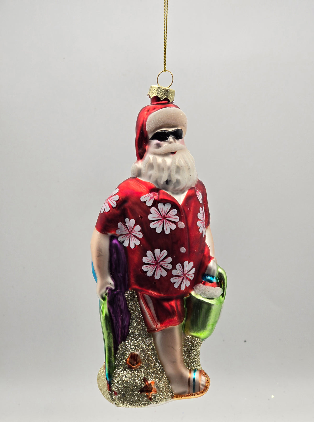 Weihnachtsmann im Hawaii-Look mit Kühlbox #30
