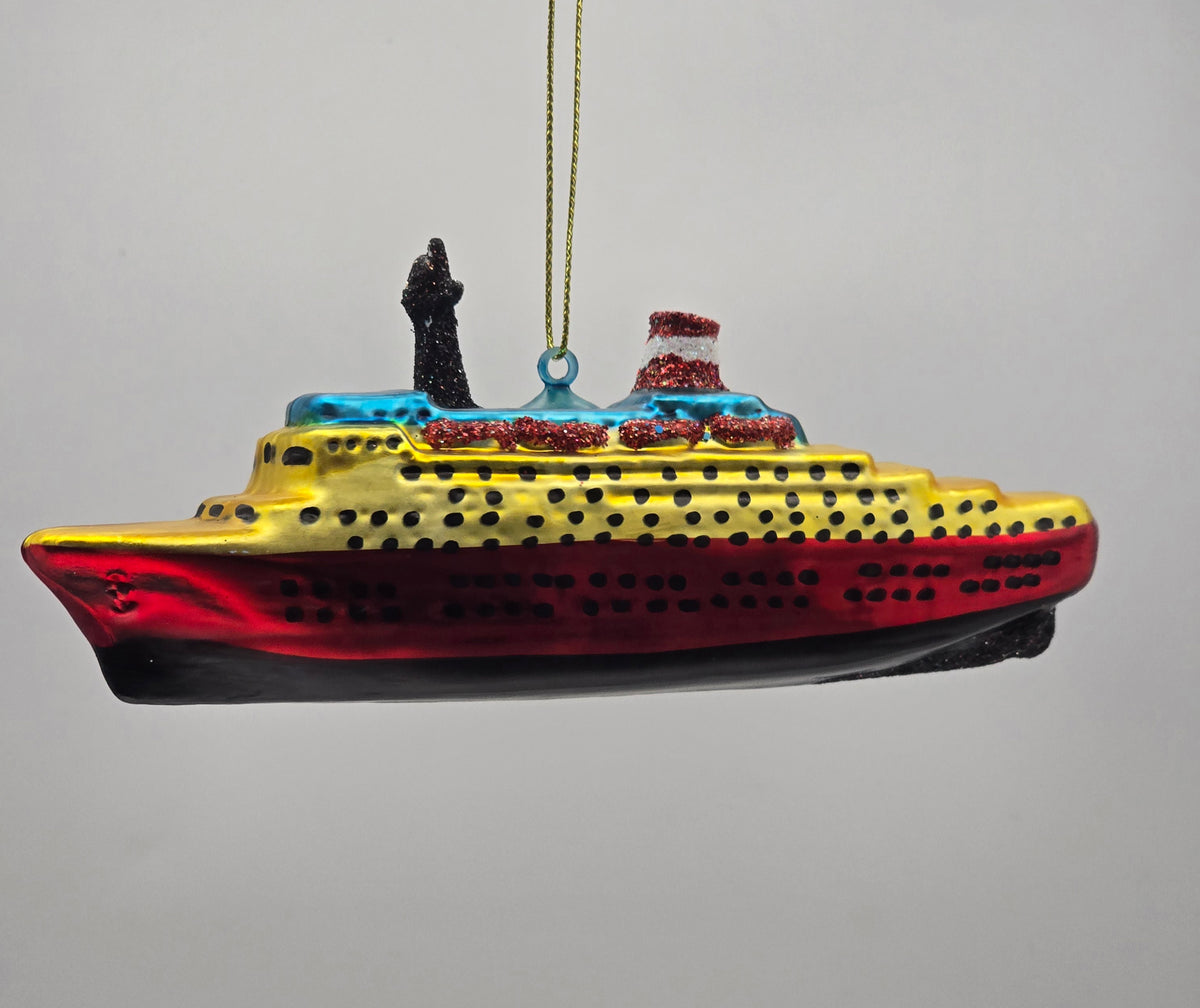 Kreuzfahrtschiff – Gold, Rot und Schwarz #31