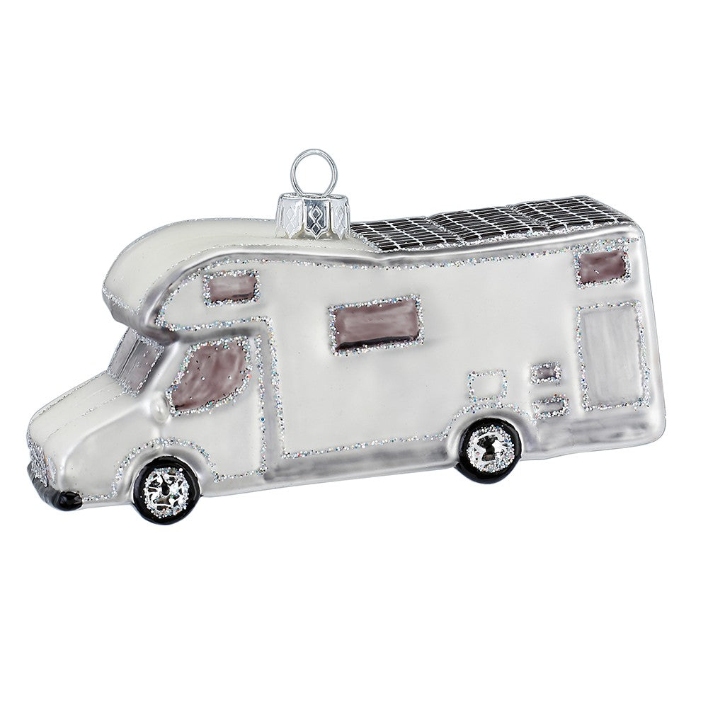 Wohnmobil Camper weiß silber