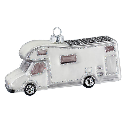 Wohnmobil Camper weiß silber