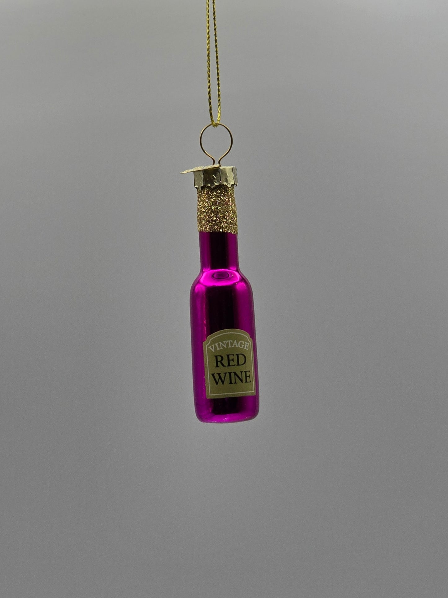 Vintage Rotwein Flasche klein